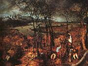 BRUEGEL, Pieter the Elder Gloomy Day gfh Norge oil painting reproduction